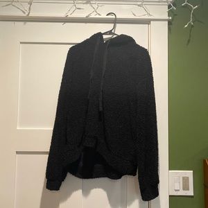 Cropped Black Hoodie